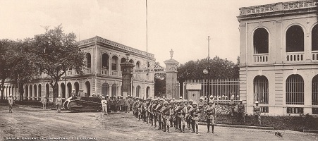 Saigon of 1920 appr.: colonial
                      military barracks