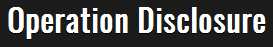 Operation
              Disclosure online, Logo