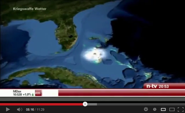 Sturm �ber den Bahamas-Inseln