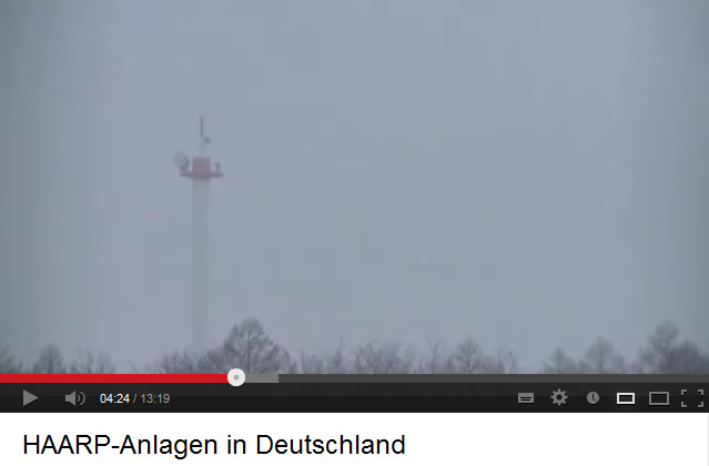 Die andere riesige Funkantenne
                                  im milit�rischen Sperrgebiet von
                                  Marlow, Nahaufnahme