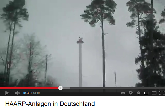 Zweite Antenne von Marlow im
                                  "milit�rischen
                                  Sicherheitsbereich" mit B�umen