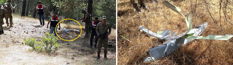 16.10.2015: Von der t�rkischen
                Armee abgeschossen: Russischer Kampfjet wird zur
                milit�rischen Drohne, dann ist es ein Modellflugzeug