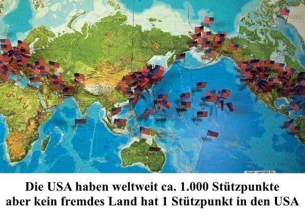 Karte 03:
                              NATO-St�tzpunkte der "USA"
                              weltweit, 15. August 2015