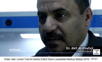 Das neue Herzzentrum von Nasiriya, der Herzchirurg Dr. Akil al-Khafaji Das neue Herzzentrum von Nasiriya, der Herzchirurg Dr. Akil al-Khafaji