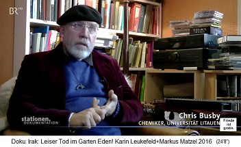 Chris Busby (Christopher Busby), Chemiker der Universität Litauen Chris Busby (Christopher Busby), Chemiker der Universität Litauen
