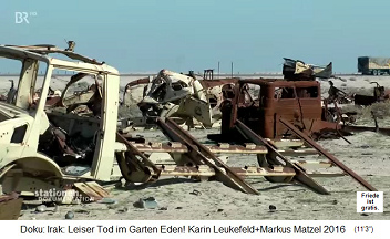Nasiriya, radioaktiv verstrahlter Schrott durch Uranmunition verstrahlt die Bev�lkerung