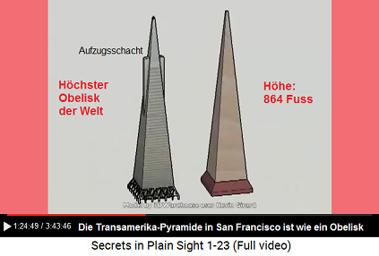 Diese Transamerika-Pyramide ist wie
                                ein Obelisk, der h�chste Obelisk der
                                Welt mit 864 Fuss