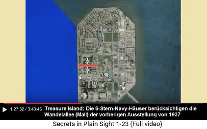 Die Navy-H�user auf der Schatzinsel
                    respektierten die ehemalige Ausstellungsmeile
