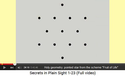 6 pointed star from the scheme "Fruit of
                      Life"