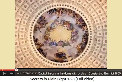 Capitol, the fresco of Constantino Brumidi of
                    1865