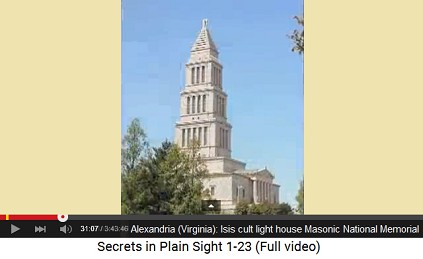 Alexandria: Isis cult light house "Masonic
                    National Memorial" at the highest point of
                    Alexandria