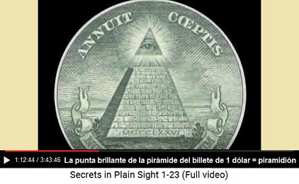 Piramidi�n brillante en la pir�mide del
                      billete de 1 d�lar