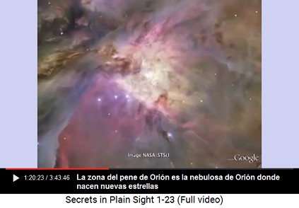 La zona f�rtil del falo del Ori�n se llama
                      nebulosa de Ori�n donde muchas estrellas nuevas
                      son creadas
