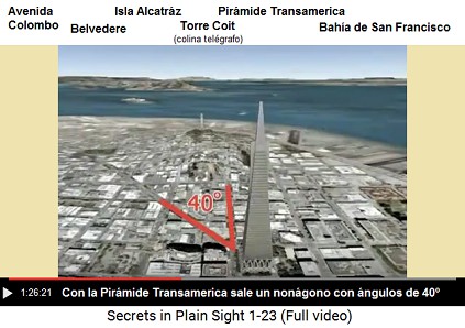 De la Pir�mide Transamerica sale un non�gono
                    con �ngulos de 40 grados