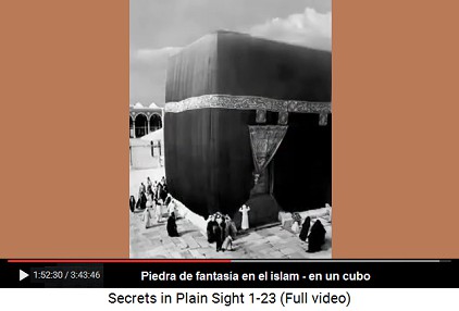 En el islam hay una piedra de fantas�a en un
                    cubo "Kaaba" (Ca'aba) en Meca