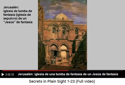 Jerusal�n: iglesia de una tumba de fantas�a
                      de un Jes�s de fantas�a