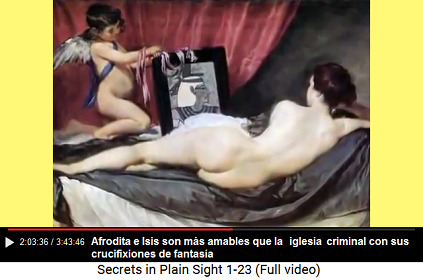 Afrodita e Isis son m�s amables que la
                      iglesia criminal con sus crucifixiones de
                      fantas�a