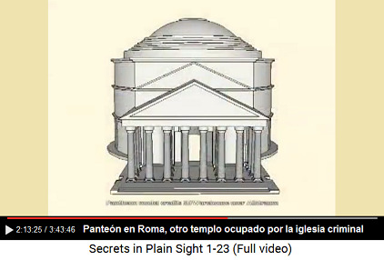 Pante�n en Roma, otro templo ocupado por la
                      iglesia criminal