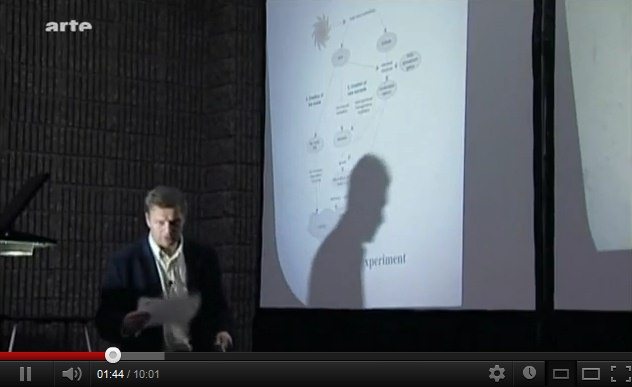 Henrik Svensmark giving a lecture