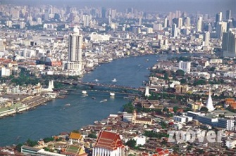 La ciudad de
                                    Bangkok con su ro Praya fue
                                    construido en un suelo de
                                    pantano...