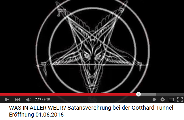Der Steinbock ist
                            das Symbol f�r den satanistischen
                            F�nfzackstern der Satanisten-Hexerei