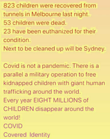 News from Jagoda Schatz: 823 children
                            saved in Melbourne during lockdown